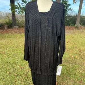 NWT Black Sequins Long Dress